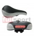 727-0022 Sella de Luxe Nera/Grigia con scritta STAR TRAC Posteriore Rossa
