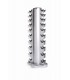 LMX80.SD Dumbbell tower with chromed dumbbellset