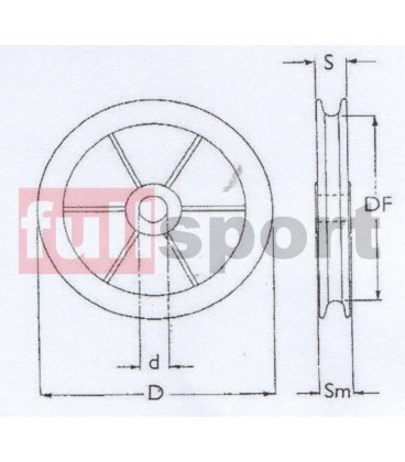 FS113- CARRUCOLE IN NYLON CON CUSCINETTO