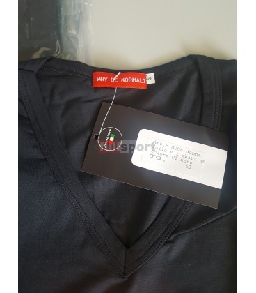 wbn4 lotto maglietta donna collo a V