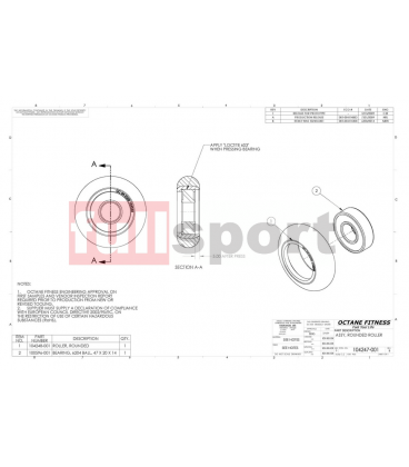 FS303 - Ruote pedale OCTANE 3700