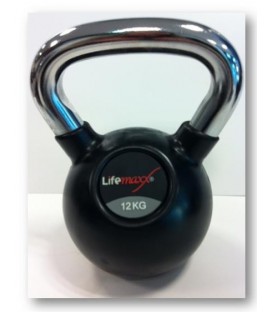 LMX89.12 kg12 - KETTLEBELL RIVESTITO IN GOMMA 