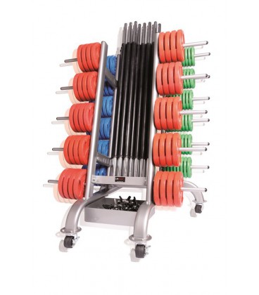 LMX1143 PORTA DISCHI BODY PUMP SU RUOTE