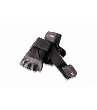 LMX1801.XL XL - GUANTI PER SOLLEVARE PESI CON FETTUCCIA 