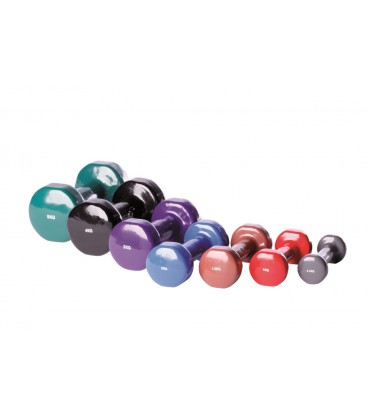 LMX1150.020 BLU 2kg - MANUBRI GOMMATI PER AEROBICA 